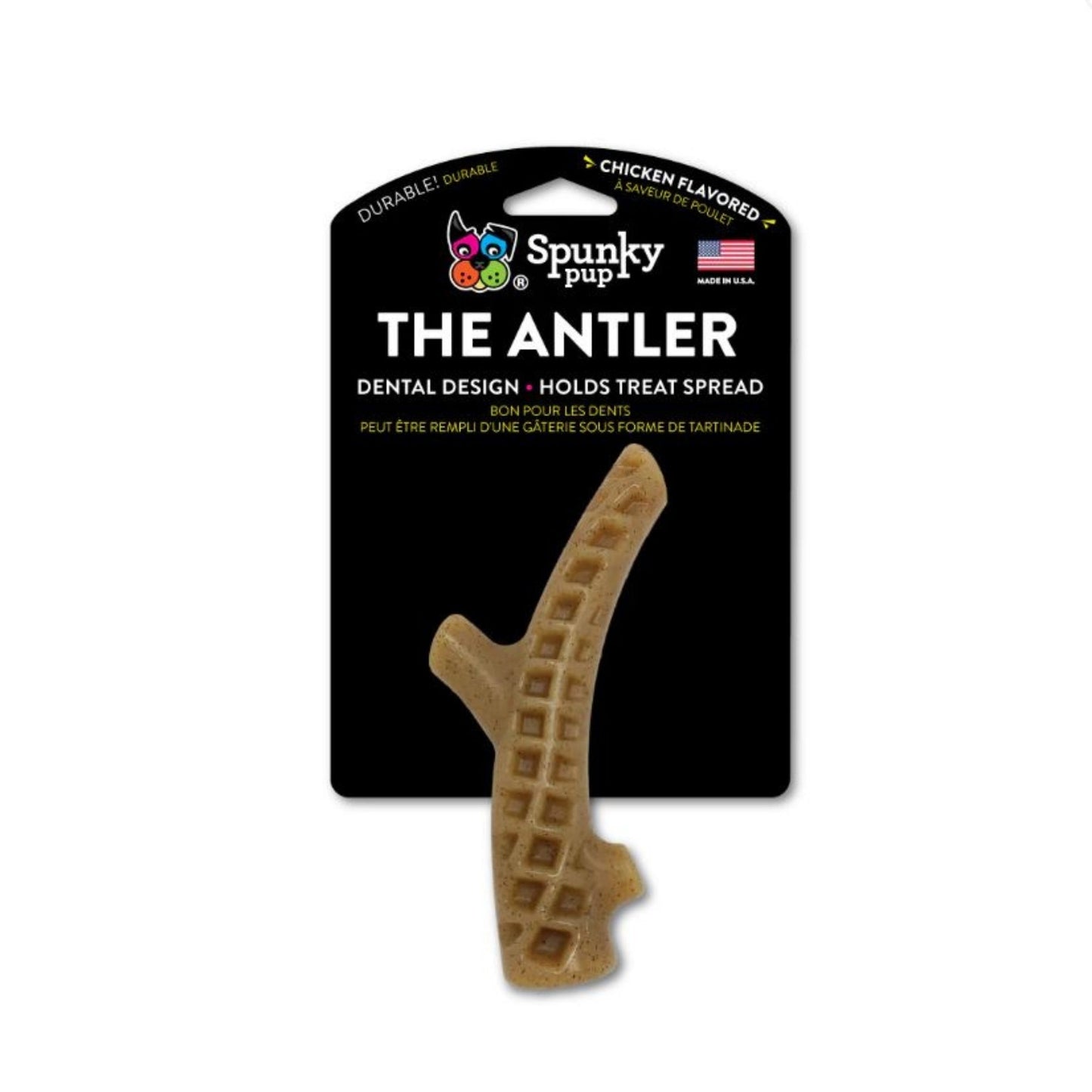 Spunkypup The Antler Nylon Chew Toy Deer One Size