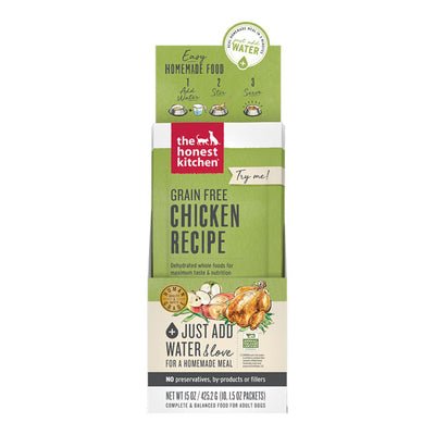 The Honest Kitchen Dog Grain Free Dehydrated Chicken 1.75oz. 10 Count