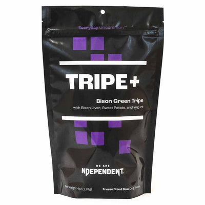 Ndependent Dog Tripe   Freezedried Bison 4oz.