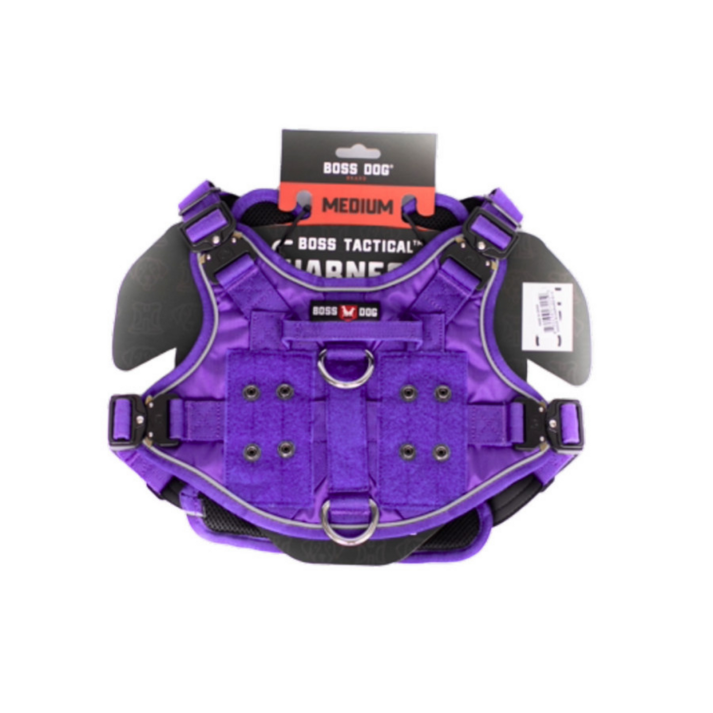 Boss Dog Tactical Dog Harness Purple, 1ea/Medium