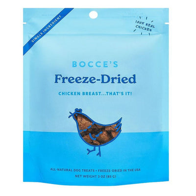 Bocce's Bakery Dog Freeze Dried Chicken Breast Treats 3oz.