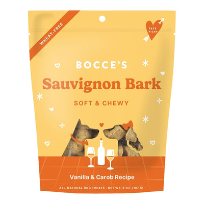 BocceS Bakery Dog Soft & Chewy Sauvignon Bark 6oz.