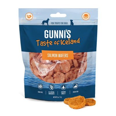 Gunnis Dog Wafer Salmon 5oz.