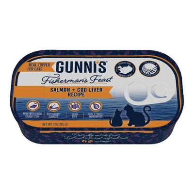 Gunni'S Cat Salmon Cod Liver 3Oz 17 Pack