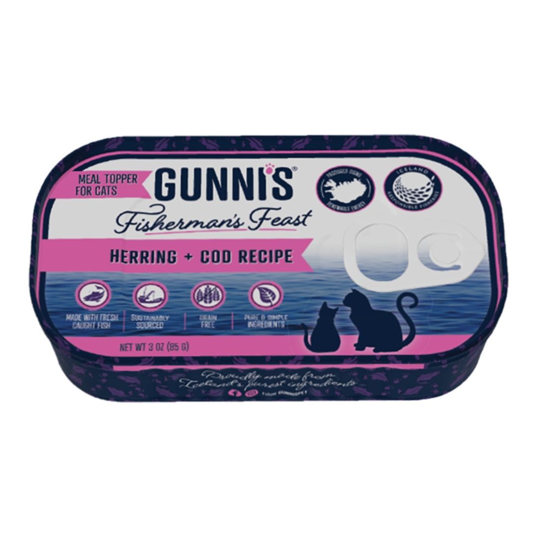 Gunni'S Cat Herring Cod 3Oz 17 Pack