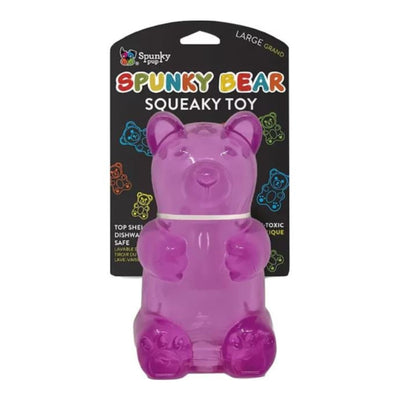 Spunkypup Spunky Bear Squeaky Toy Large