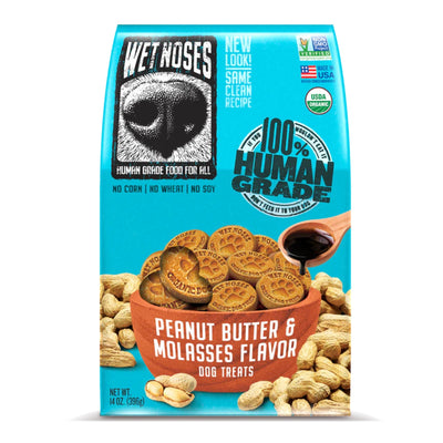 Wet Noses Dog Peanut Butter & Molasses 14oz.