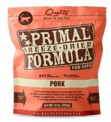 Primal Pet Foods Freeze Dried Cat Food- Pork 5.5oz.