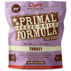 Primal Pet Foods Freeze Dried Cat Food- 5.5oz.- Turkey