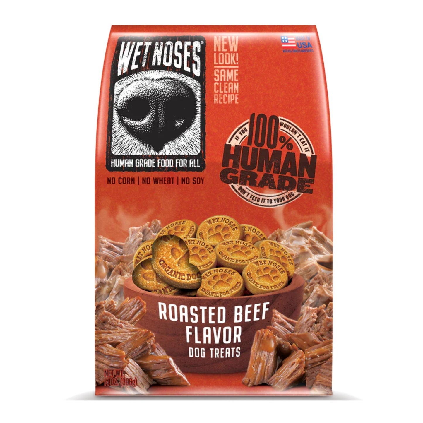 Wet Noses Dog Roasted Beef 14oz.