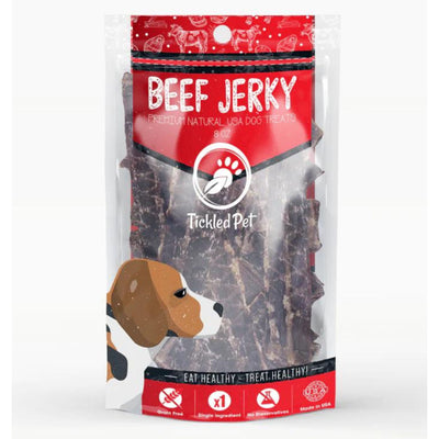 **Tickled Pet Dog 8oz. Usa Beef Jerky