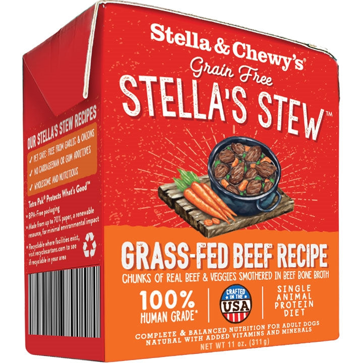 Stella and Chewys Dog Stew Grass Fed Beef 11oz. (Case of 12)