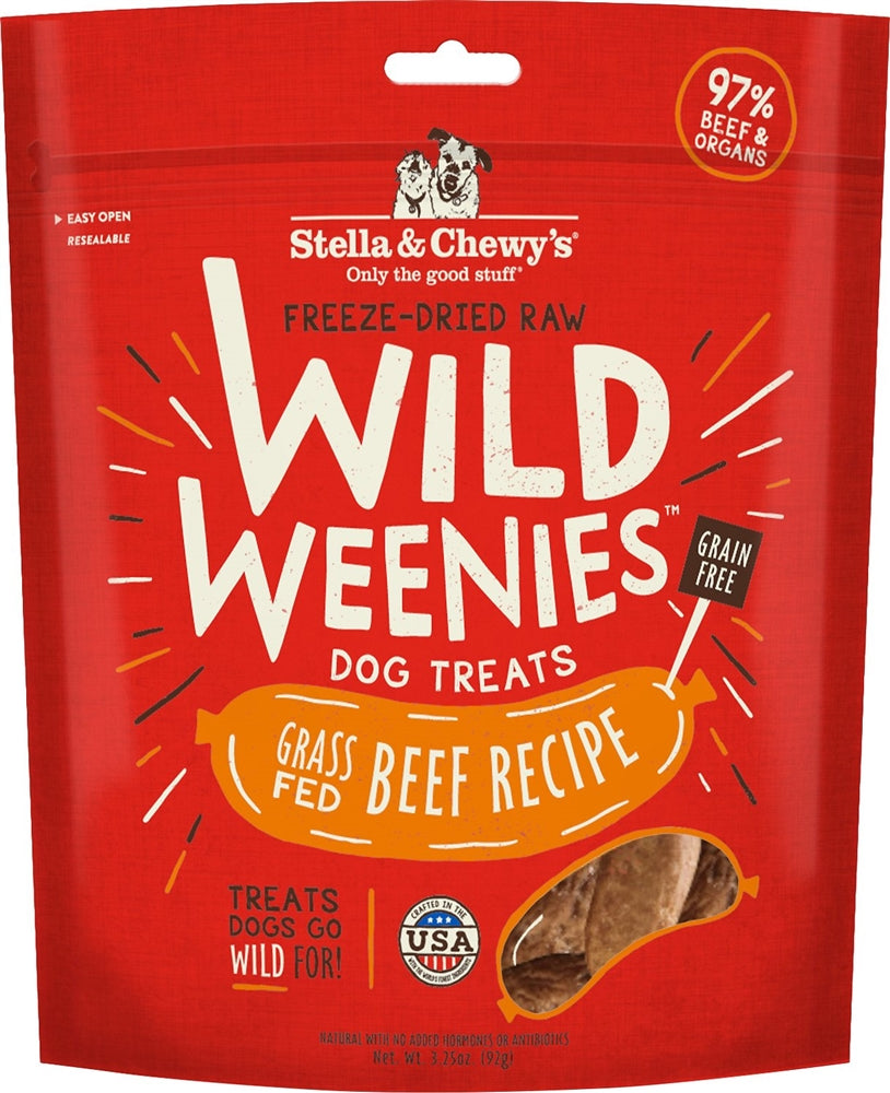 Stella and Chewys Dog Freeze Dried Weenie Beef 11.5 oz.