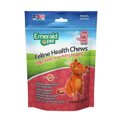 Emerald Pet Urinary Tract Support Feline Healthy Cat Chews 1ea/2.5 oz