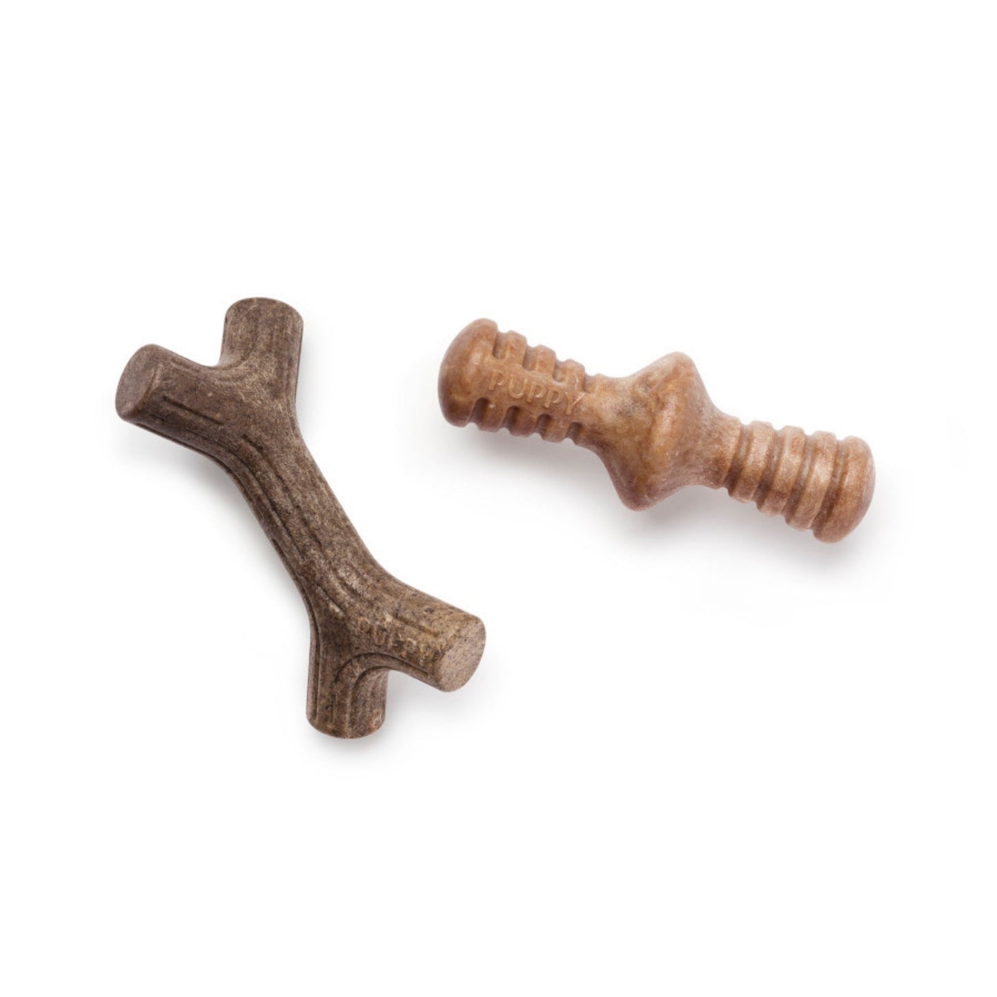 Benebone Puppy Pack Stick & Zaggler Dog Chew Toy Maplewood & Bacon, 1ea/XS|2 pk