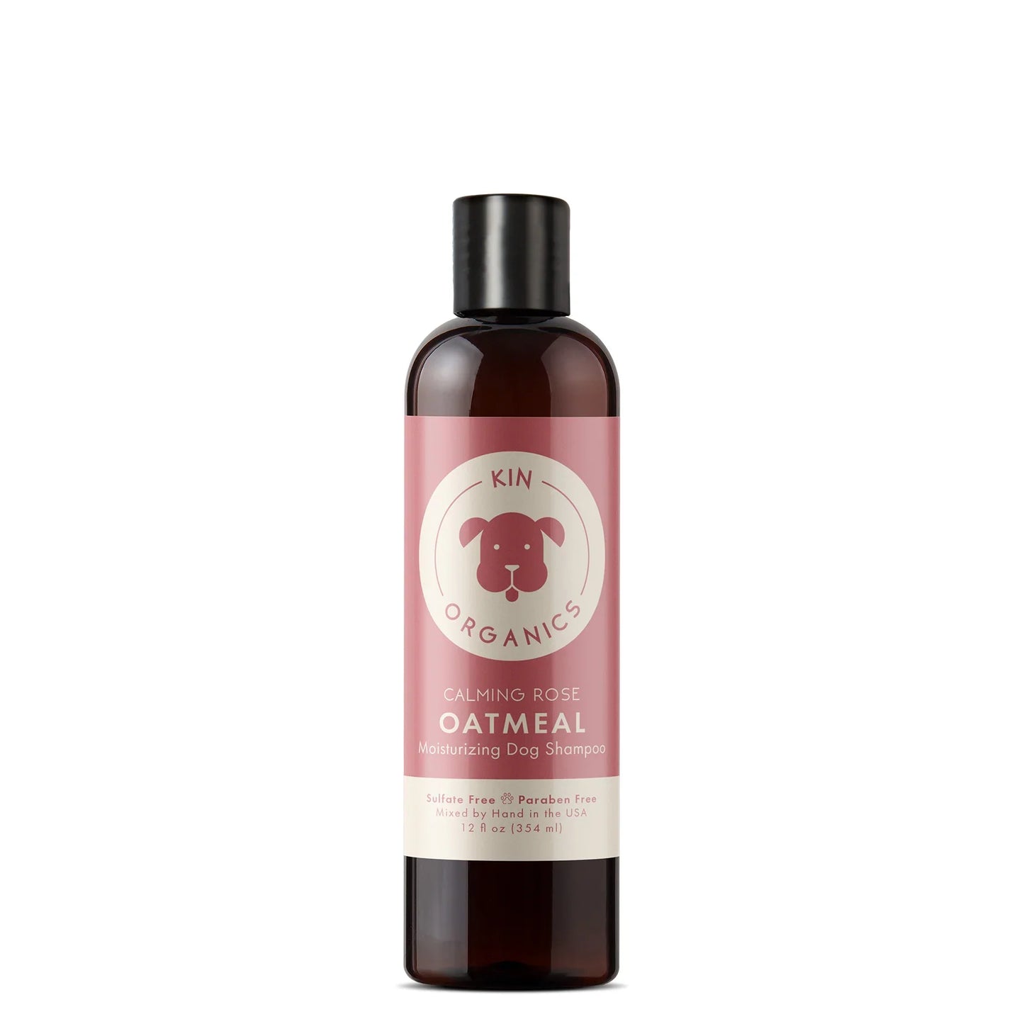 **Kin+Kind Coat Oatmeal Calm Rose 12oz. Kin Organics Shampoo