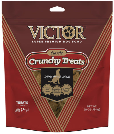 Victor Super Premium Dog Food Classic Crunchy Dog Treats Lamb Meal 1ea/28 oz