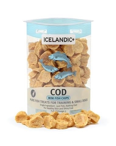 Icelandic+ Cod Fish Chips (2.5oz. Bag Case + Free Sample Bag) (Sell As Case 6)