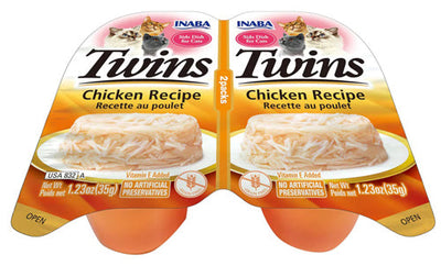 **Inaba Cat Twin Cups Chicken 6Ct /2.46Oz