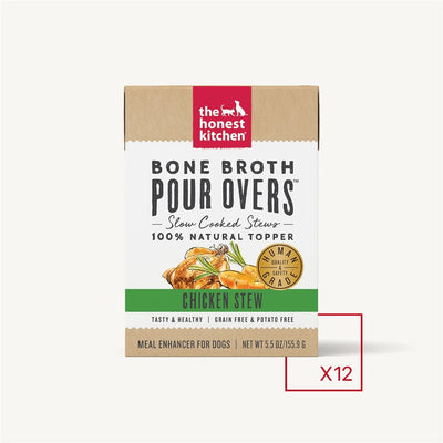 The Honest Kitchen Dog Pour Bone Broth Chicken 5.5oz. (Case of 12)