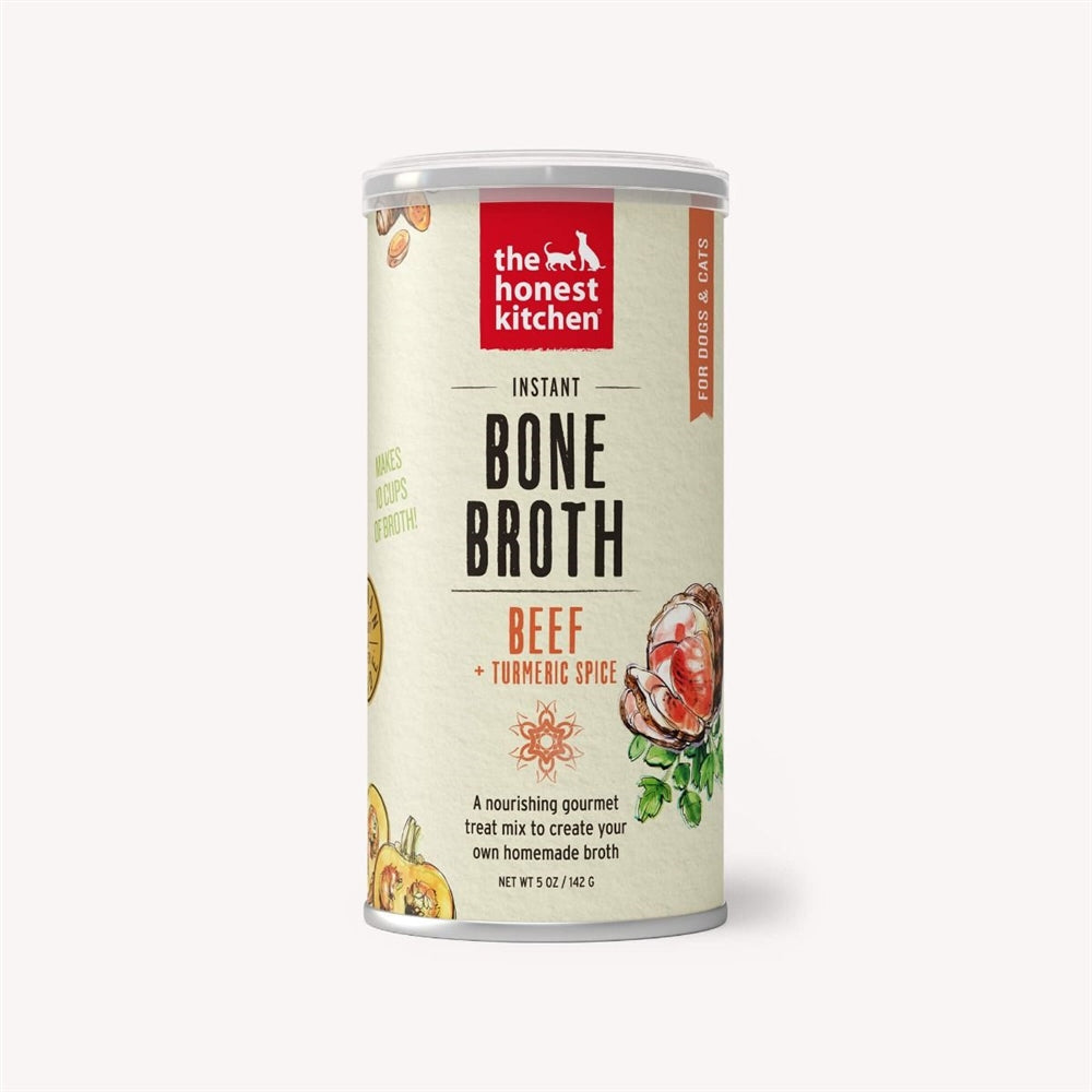 The Honest Kitchen Dog and Cat Instant Bone Broth Beef 3.6oz.