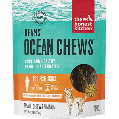 The Honest Kitchen Dog Beams Ocean Chews Cod Small 2.75oz.