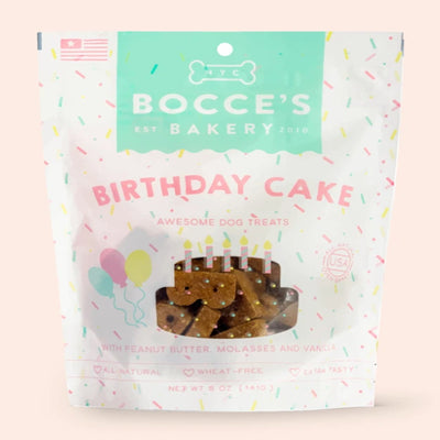 Bocce's Bakery Dog Birthday Cake Biscuits 5oz.