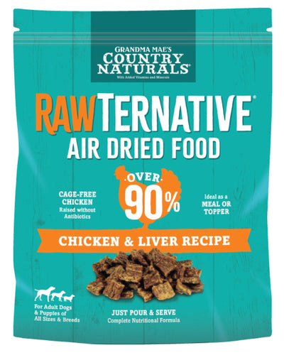 Grandma Mae's Country Naturals RawTernative Air Dried Dry Dog Food Chicken & Liver 1ea/5 oz