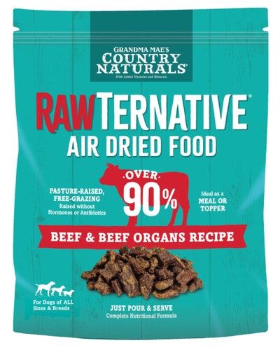 Grandma Mae's Country Naturals RawTernative Air Dried Dry Dog Food Beef & Beef Organs 1ea/3 lb