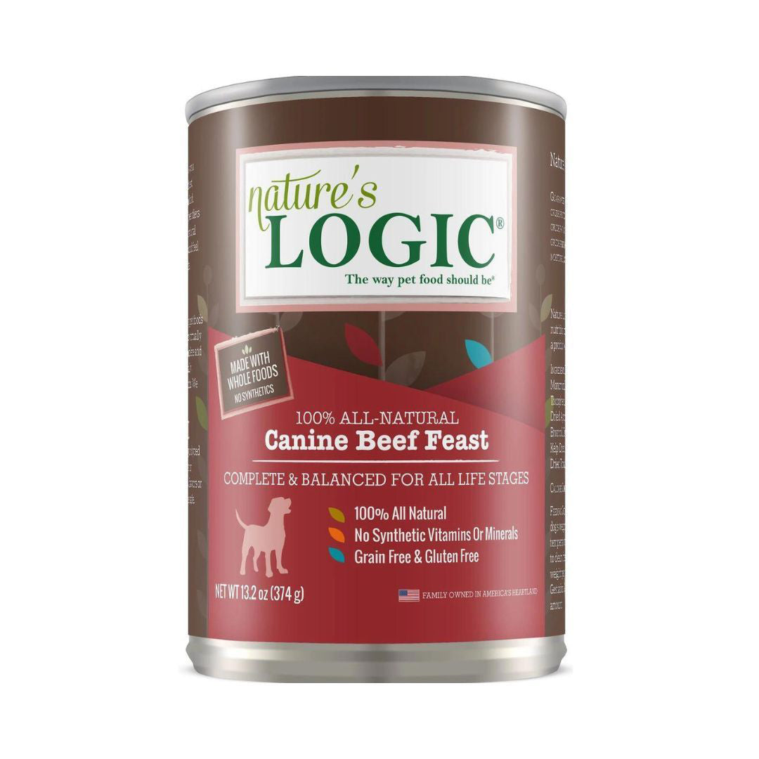 Natures Logic Dog Beef 13.2oz. (Case of 12)