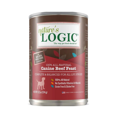 Natures Logic Dog Beef 13.2oz. (Case of 12)