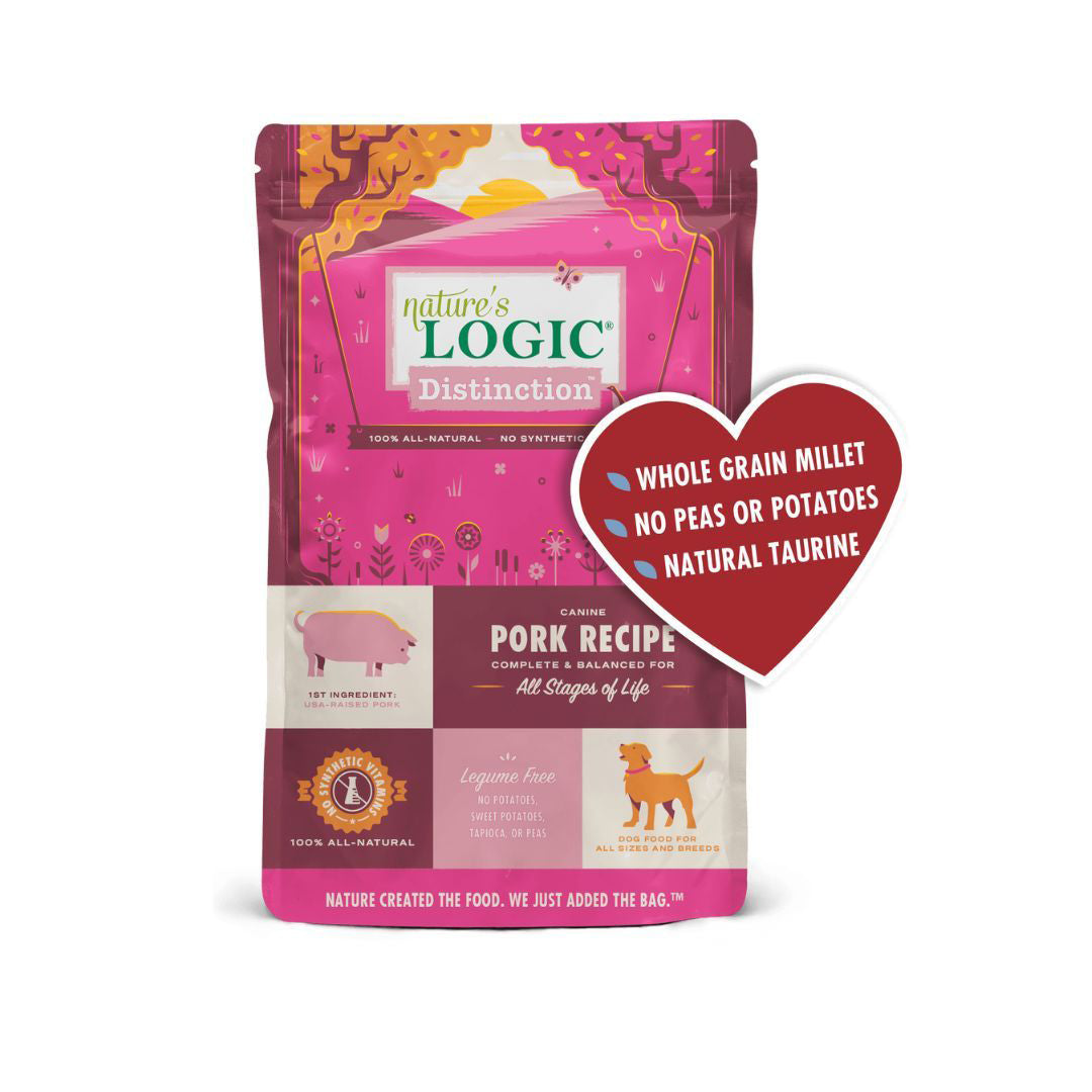 Natures Logic Dog Distinction Pork 12Lb