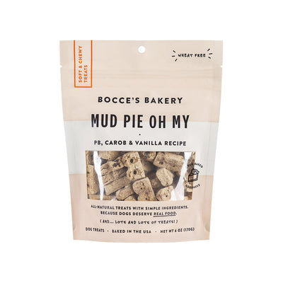 Bocces Bakery Dog Soft And Chewy Mud Pie 6oz.