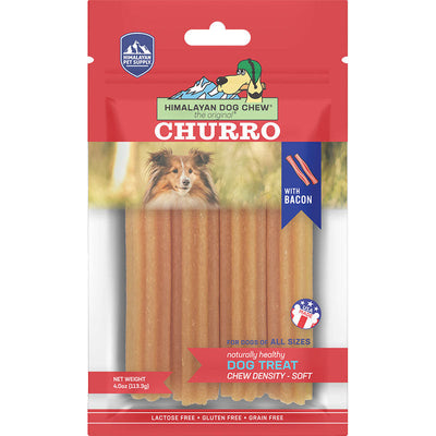 Himalayan Dog Yaky Churro Bacon 4Oz