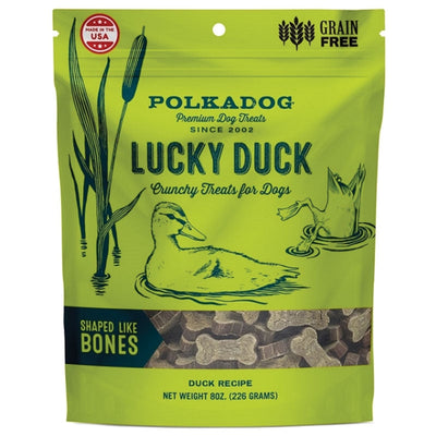Polka Dog Bakery Dog Lucky Duck Bones 8oz.
