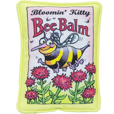Fuzzu Bloomin' Kitty Bee Balm Seed Packet Cat Toy