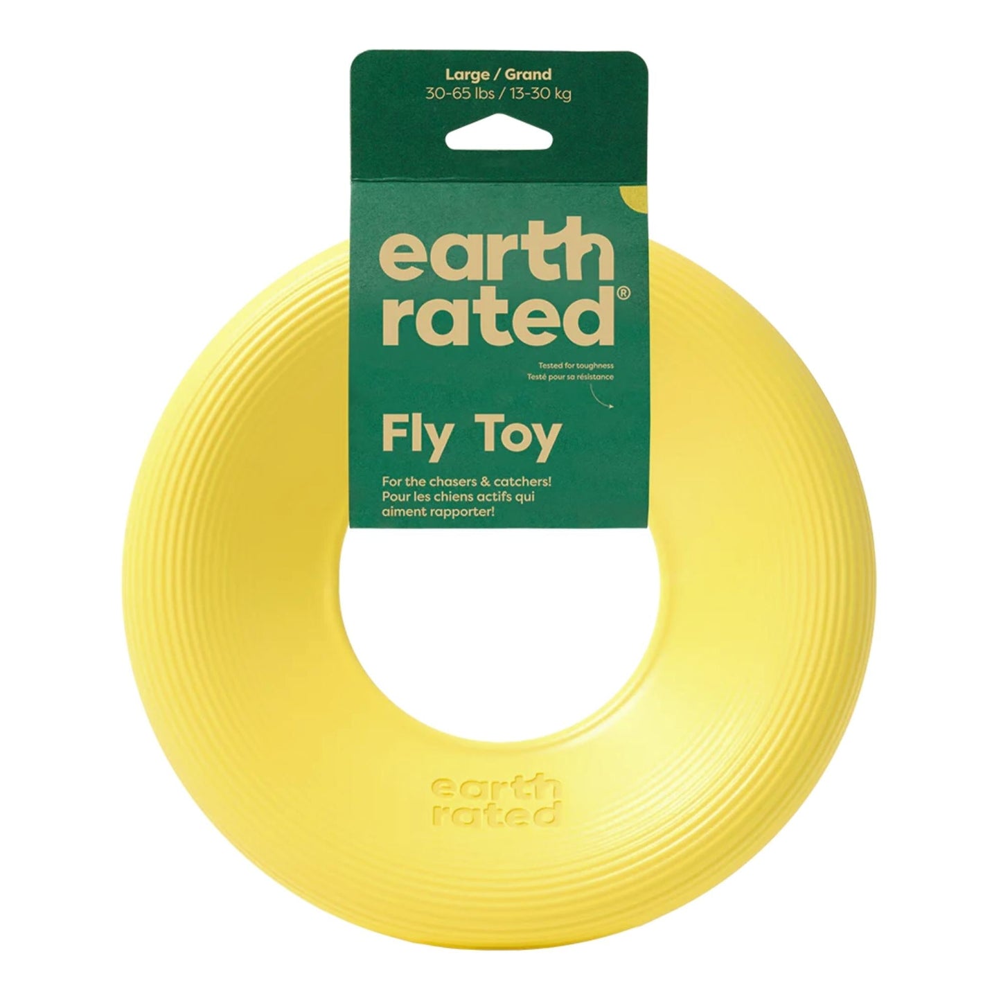 earth Rated Dog Flyer Toy Yellow Large