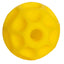 Starmark Treat Dispensing Tetraflex Dog Toy Yellow 1ea/SM