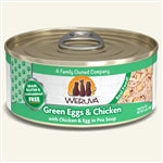 Weruva Green Eggs and Chicken with Chicken and Egg in Pea Soup 5.5oz. (Case of 24)