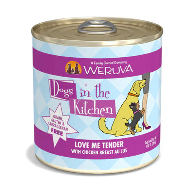Dogs In The Kitchen Love Me Tender With Chicken Breast Au Jus 10oz. (Case of 12)
