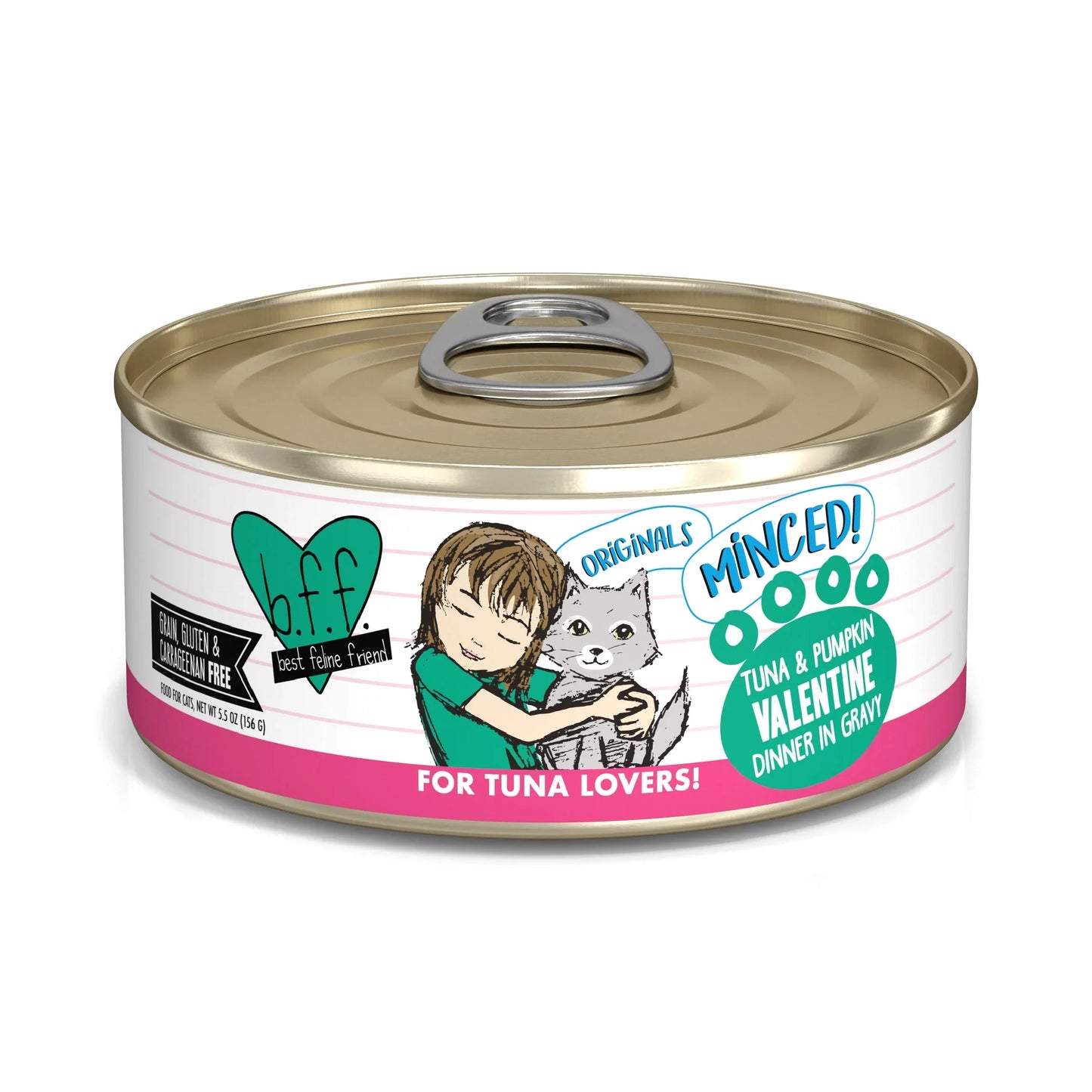 BFF Cat Valentine Tuna Veg 5.5oz. (Case of 24)