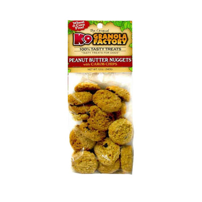 K9 Granola Factory Peanut Butter Carob Nugget Dog Treats 1ea/Mini, 12 oz