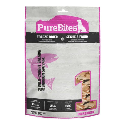 Purebites Freeze Dried Dog Treats Salmon  9.5oz.