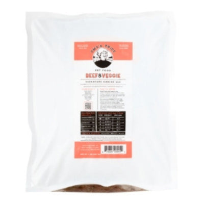 Oma'S Pride Dog Frozen Signature Beef And Veggie 5Lb