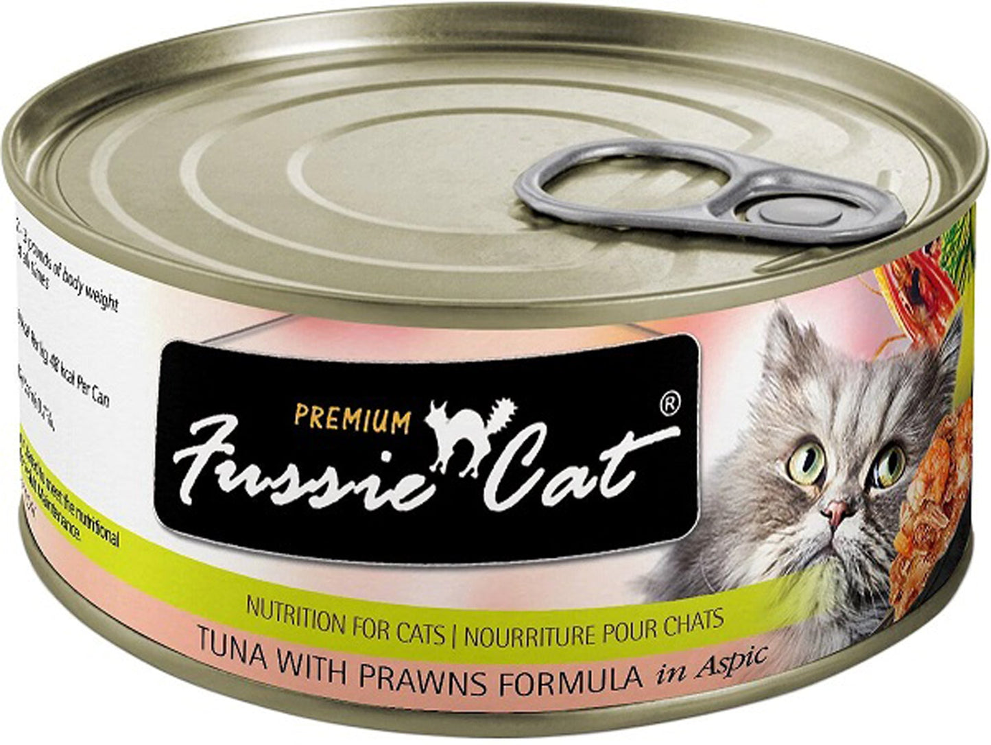 **Fussie Cat Premium Tuna Prawns In Aspic 2.82oz. (Case of 24)