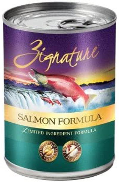 **Zignature Dog Canned 13oz. Salmon (Case of 12)