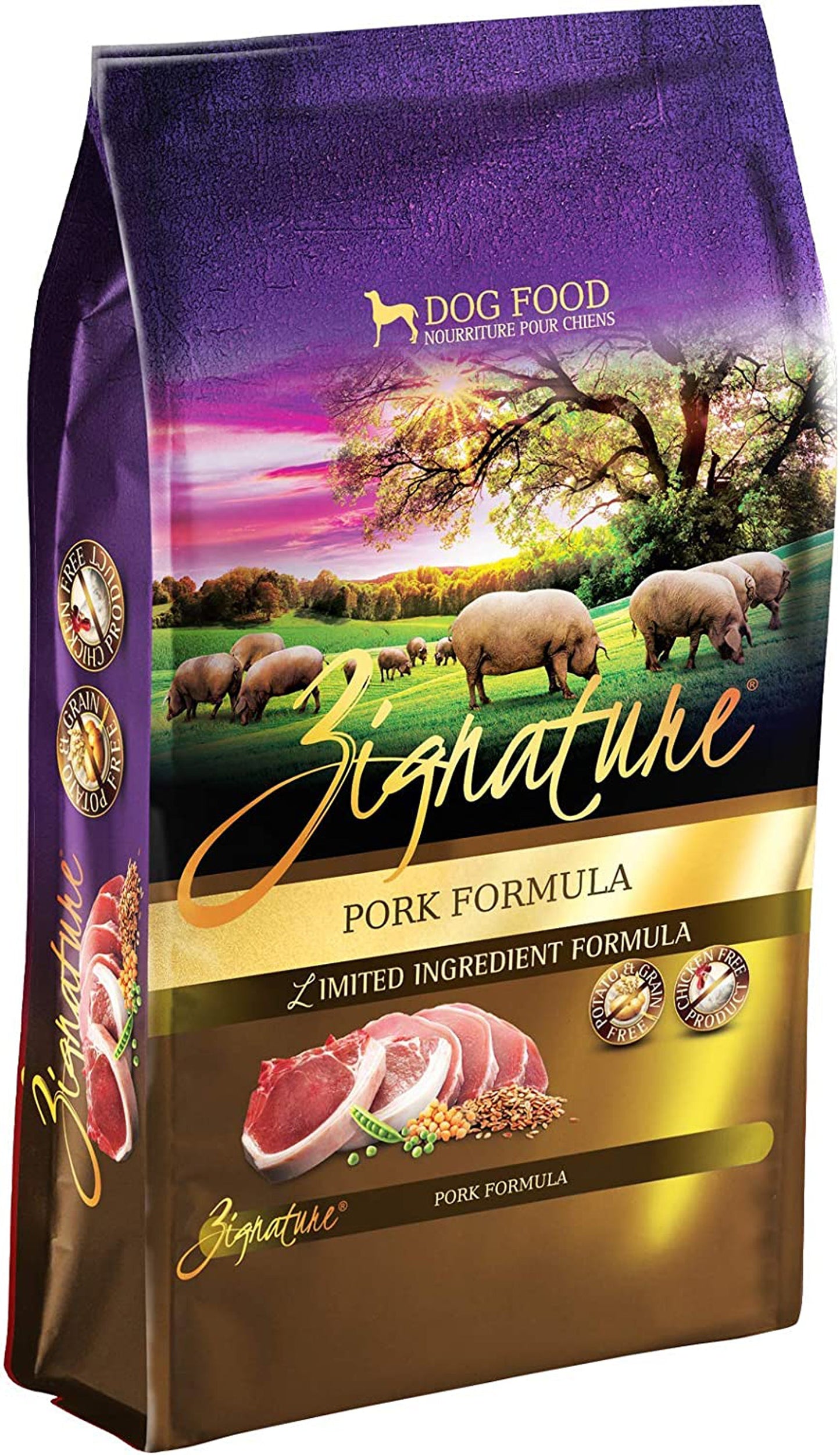 **Zignature Dog 4Lb.  Pork