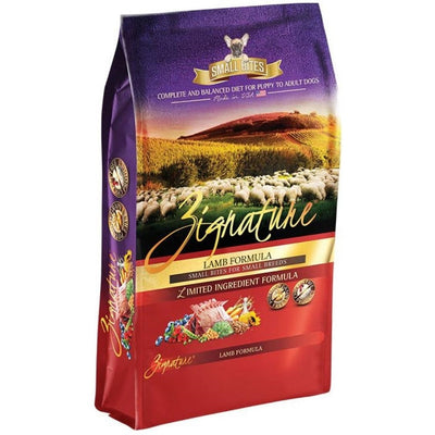 **Zignature Dog 4Lb.  Small Bite Lamb