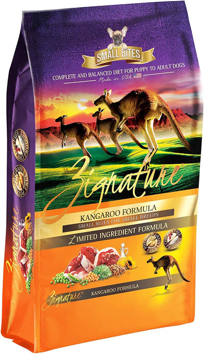 **Zignature Dog 12.5Lb Small Bite Kangaroo