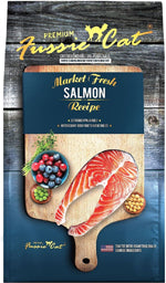 **Fussie Cat 10Lb Salmon Market  Fresh